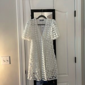 Walker Dress in White